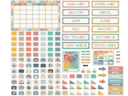 We Belong Calendar Bulletin Board Set - US 8157