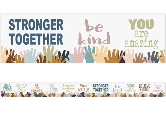 Everyone Is Welcome Motivational Border - US 2098