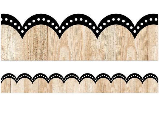 Dotted Wood Scalloped Border - US 2847