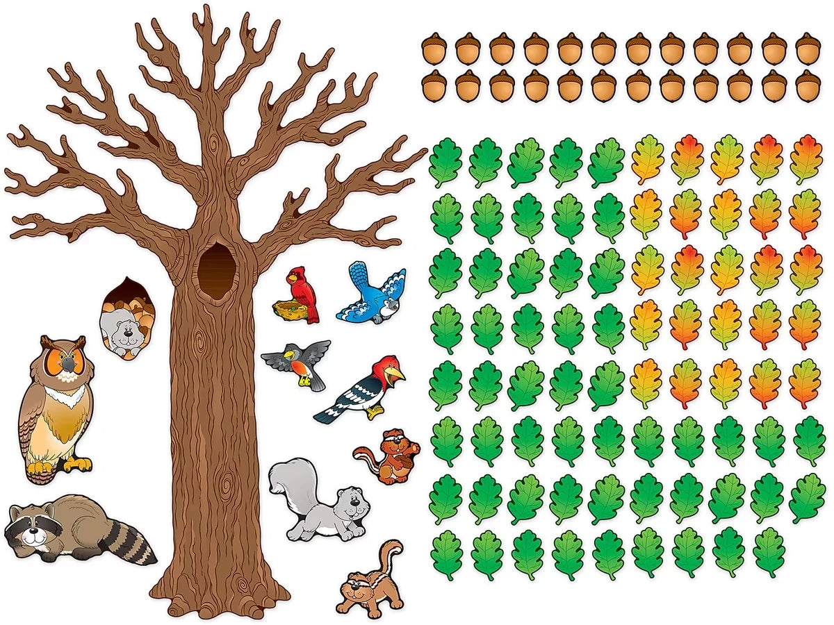 Big Tree & Animals Bulletin Board Set - US 5990