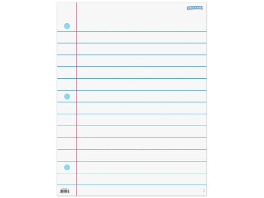 Write & Wipe Notebook Page Poster - US 5808