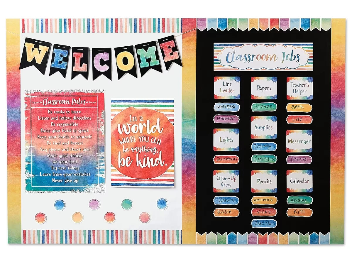 Watercolor Border - US 1552