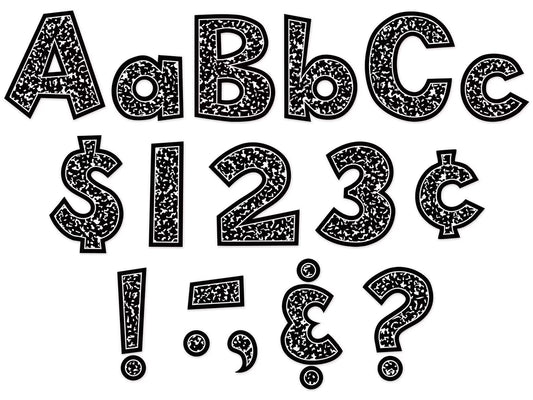 Cool for School 4" Punch-Out Letters - US 8585