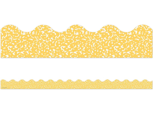Cool for School Yellow Scalloped Border - US 6292
