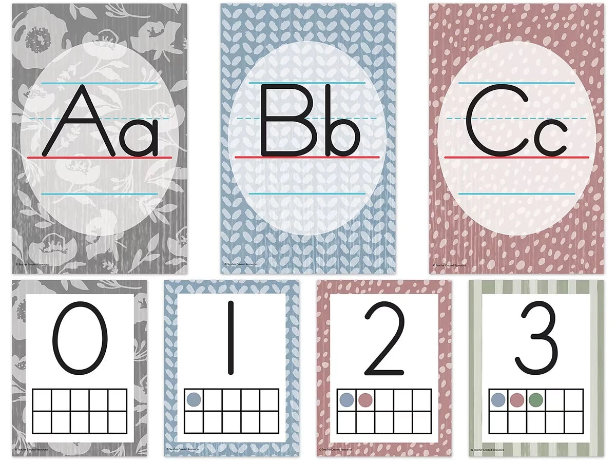 Classroom Cottage Alphabet Card Bulletin Board Set - US 4338