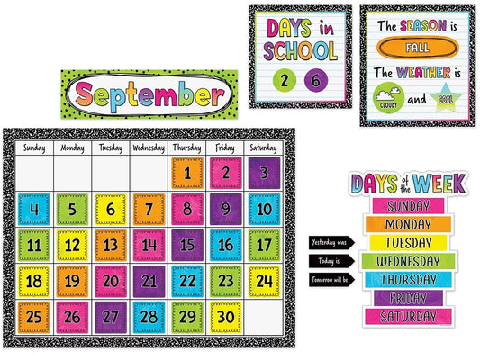 Brights 4Ever Calendar Bulletin Board Set - US 6374