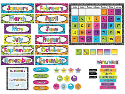 Brights 4Ever Calendar Bulletin Board Set - US 6374
