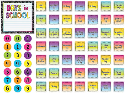 Brights 4Ever Calendar Bulletin Board Set - US 6374