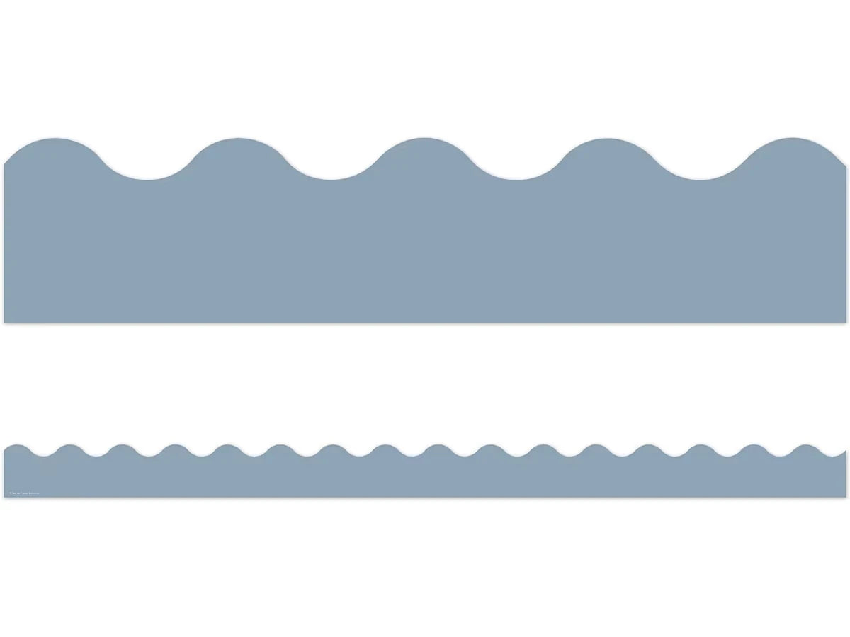 Classroom Cottage Blue Scalloped Border - US 2307