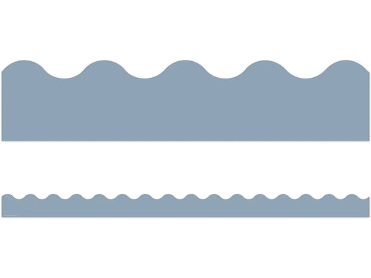 Classroom Cottage Blue Scalloped Border - US 2307