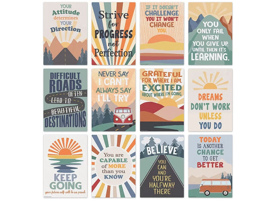 Moving Mountains Motivational Small Poster Pack - US 4508
