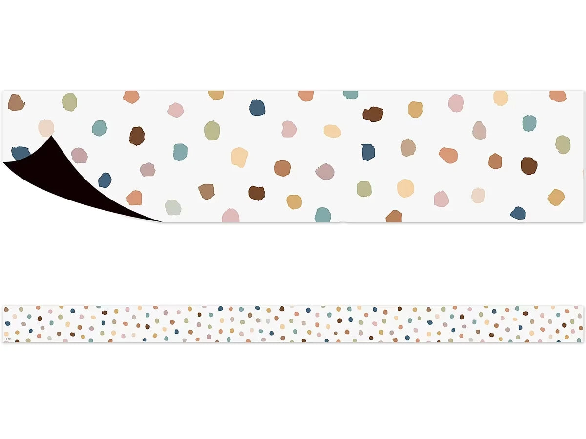 Everyone Is Welcome Painted Dot Magnetic Border - US 8162