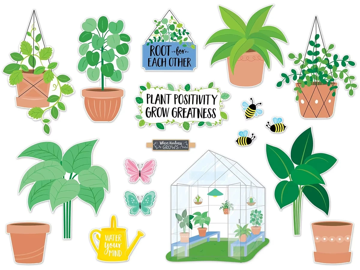 Positively Plants Motivational Bulletin Board Set - US 5846