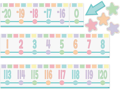 Pastel Pop Number Line Bulletin Board Set - US 5919