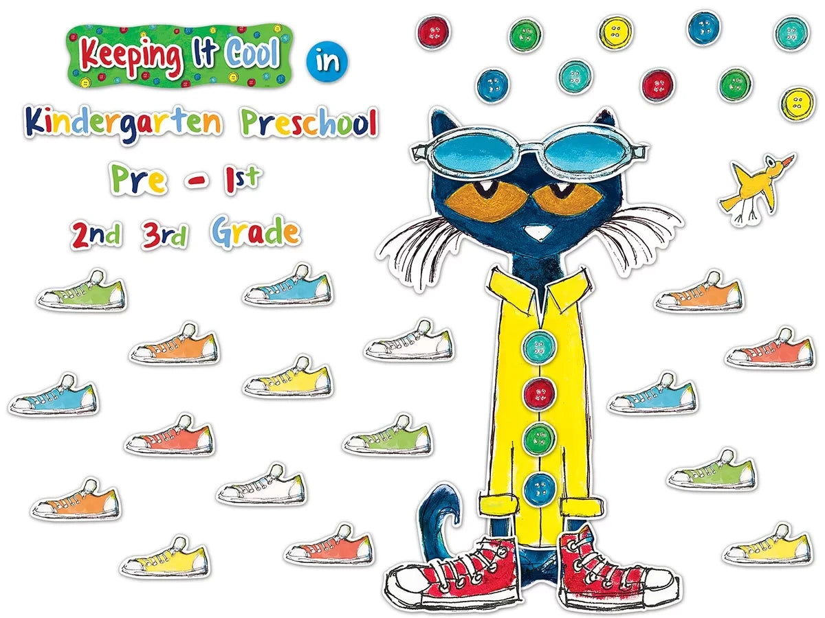 Pete the Cat® Keeping It Cool In… Bulletin Board Set - US 3412