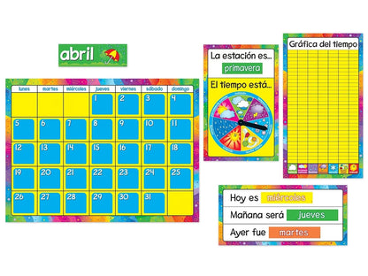 Spanish Calendario Anual Bulletin Board Set - US 4111