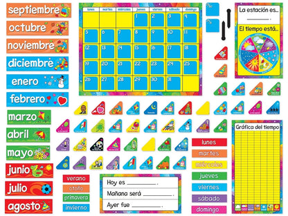 Spanish Calendario Anual Bulletin Board Set - US 4111
