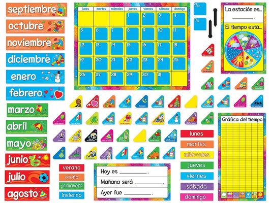 Spanish Calendario Anual Bulletin Board Set - US 4111