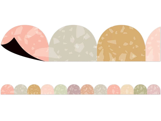 Terrazzo Tones Magnetic Scalloped Border - US 5061