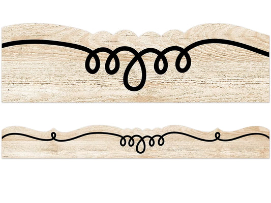 Loop-De-Loop Wood  Border - US 1484