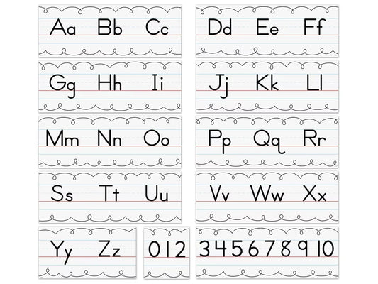 Traditional Manuscript Bulletin Board Set - US 8257