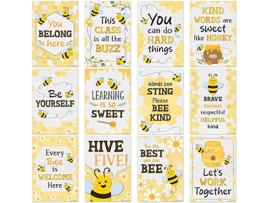 Buzzing Bees Motivational Small Poster Pack - US 1921