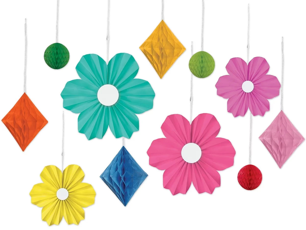 Retro Remix 3-D Paper Flowers and Twinkles Accents - US 5329