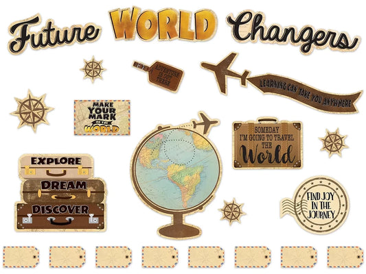 Travel the Map! Bulletin Board Set - US 6666