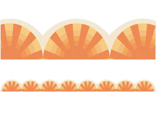 Moving Mountains Sunshine Scalloped Border - US 4170