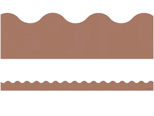 Mocha Scalloped Border - US 5797