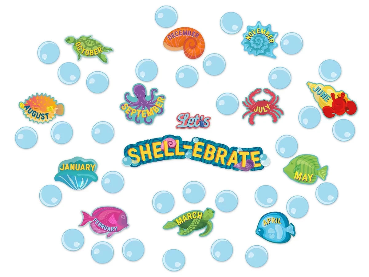 Seas the Day Birthday Bulletin Board Set - US 4408