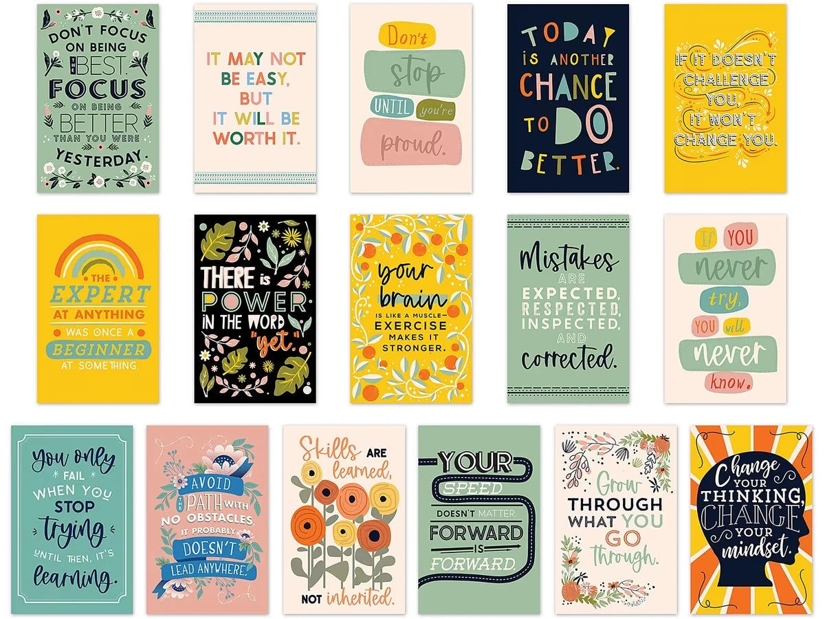 Colorful Motivational Poster Pack - US 8042