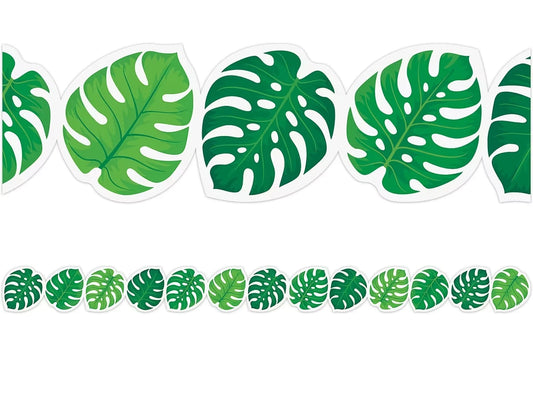 Palm Paradise Tropical Leaf Border - US 5629