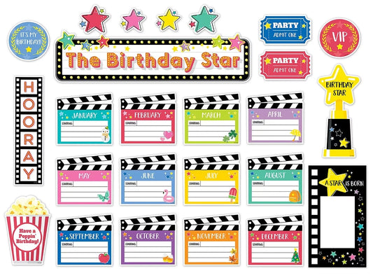 Star Bright Birthday Bulletin Board Set - US 9166