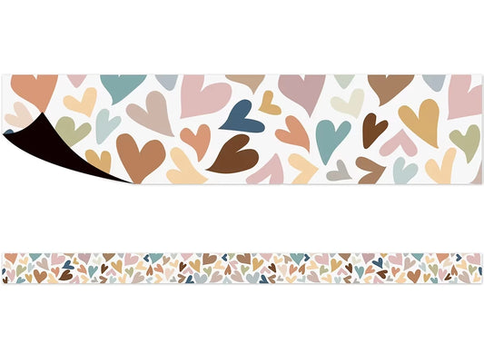 Everyone Is Welcome Hearts Magnetic Border - US 5759
