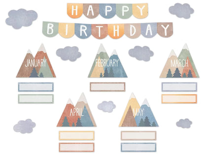 Moving Mountains Birthday Bulletin Board Set - US 3291
