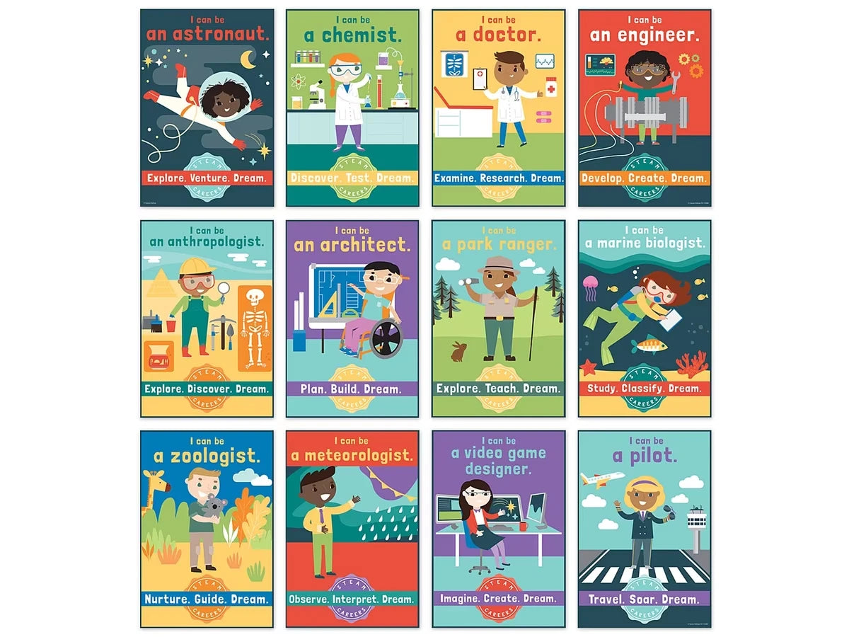 STEAM Careers Bulletin Board Set - US 2759
