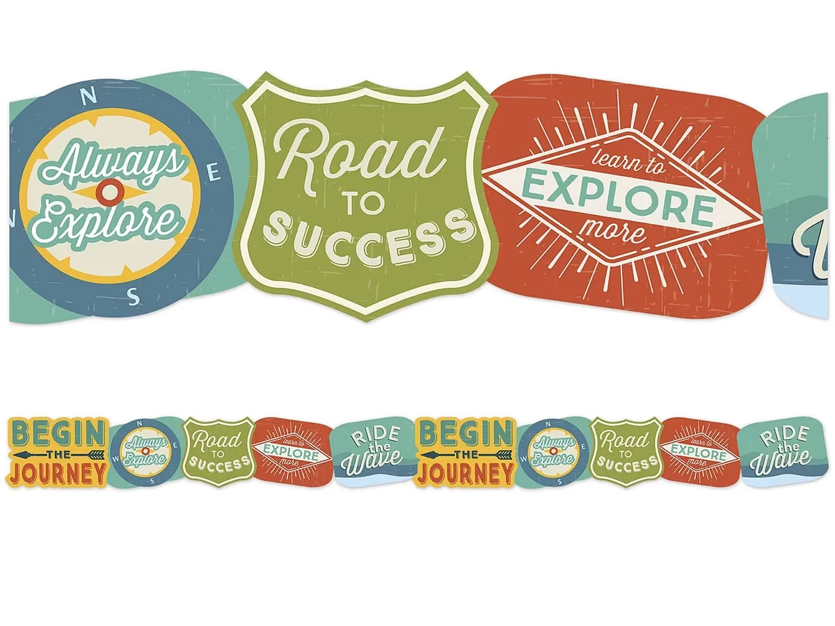 Adventurer Badge Motivational Border - US 7574