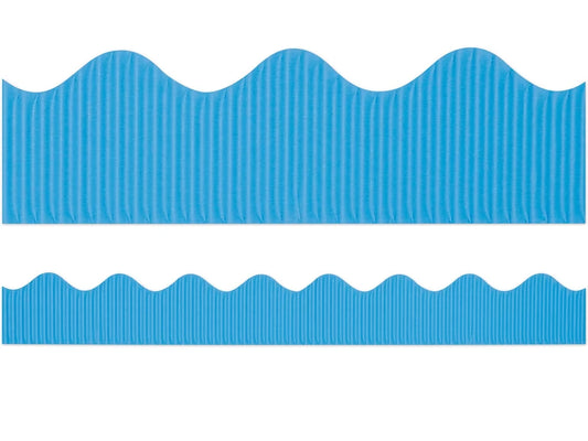 Bright Blue Scalloped Bordette® - US 7319