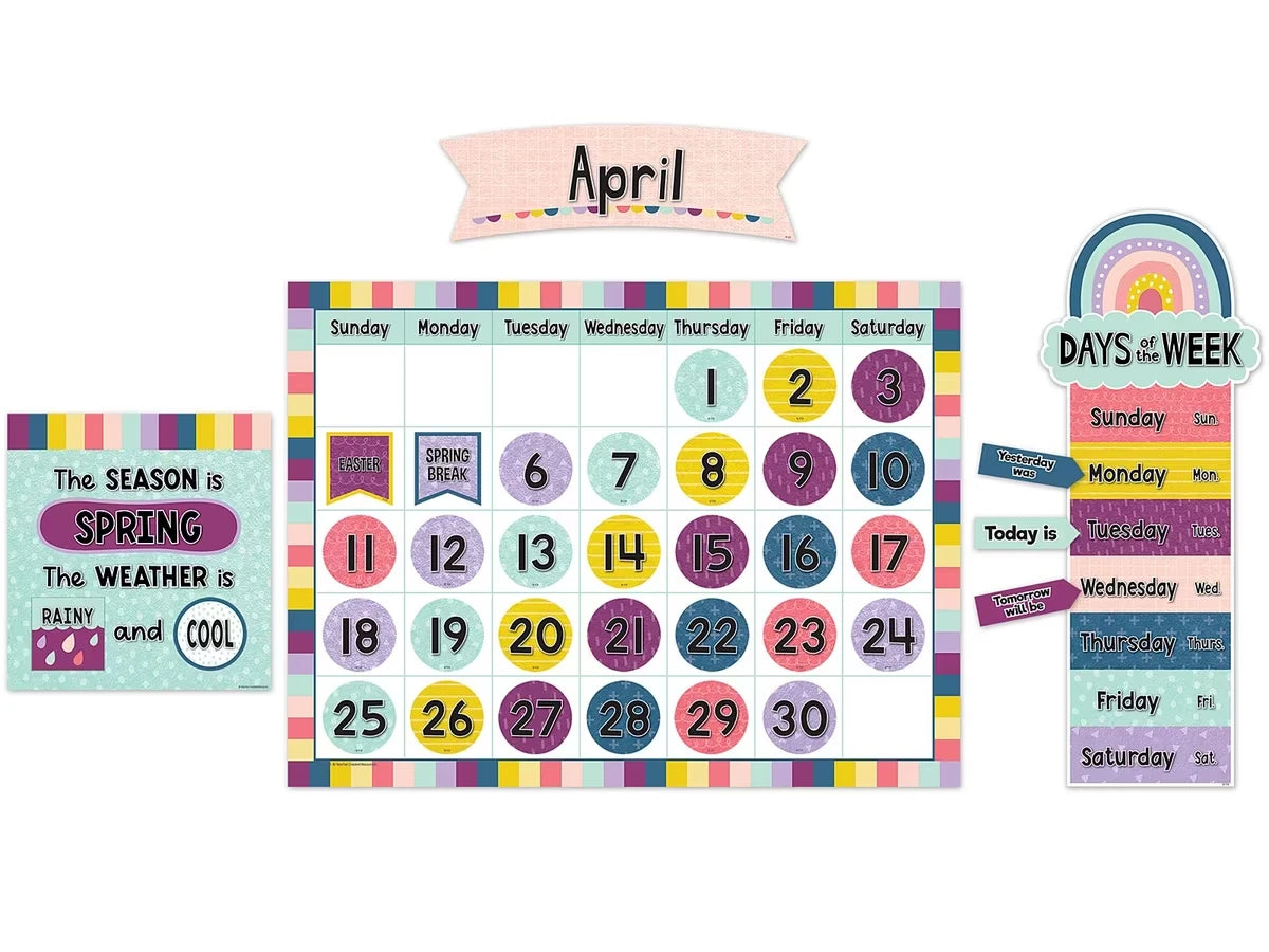 Oh Happy Day! Calendar Bulletin Board Set - US 4857