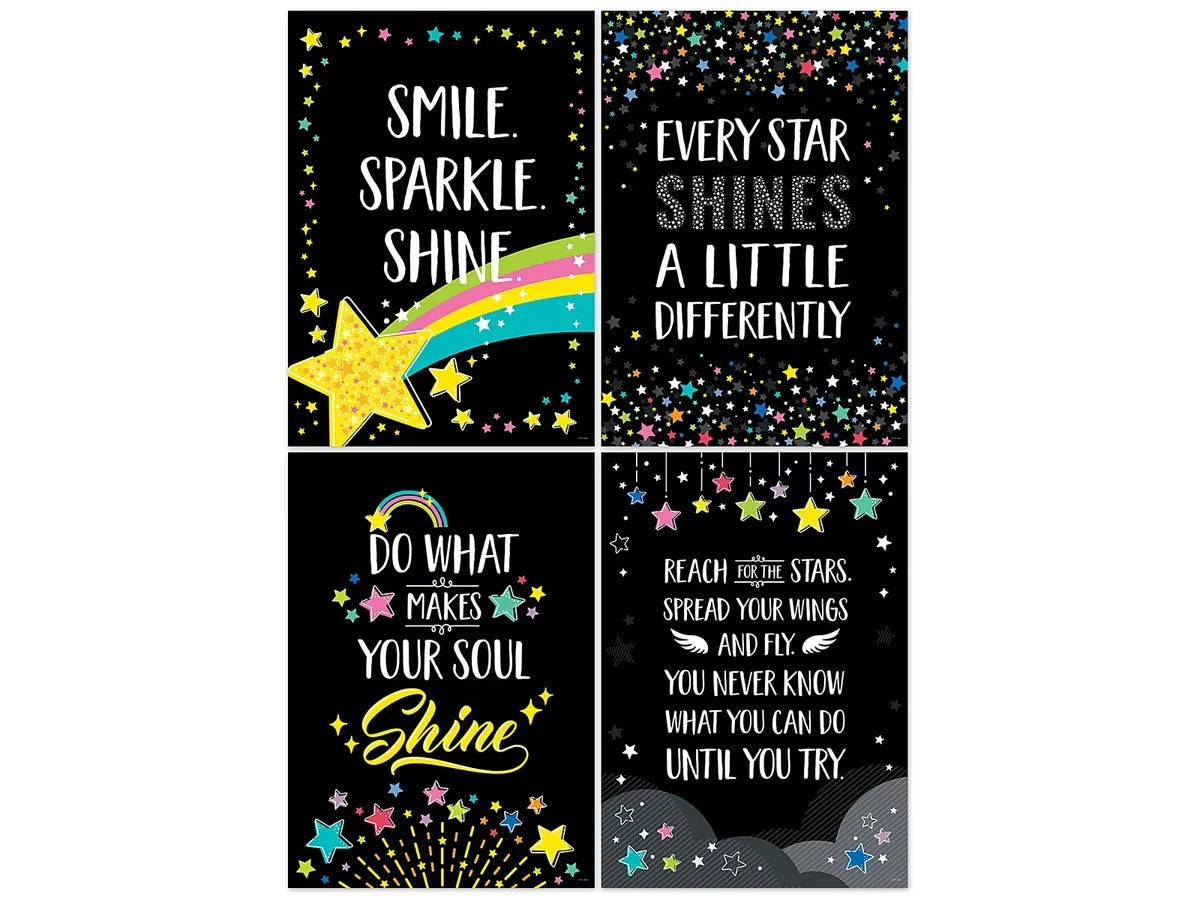 Star Bright Motivational Poster Pack - US 5062