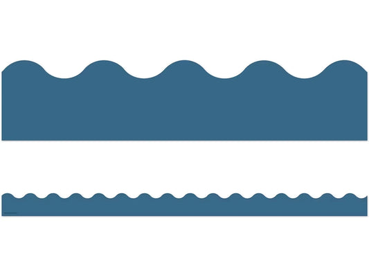 Slate Blue Scalloped Border - US 5192