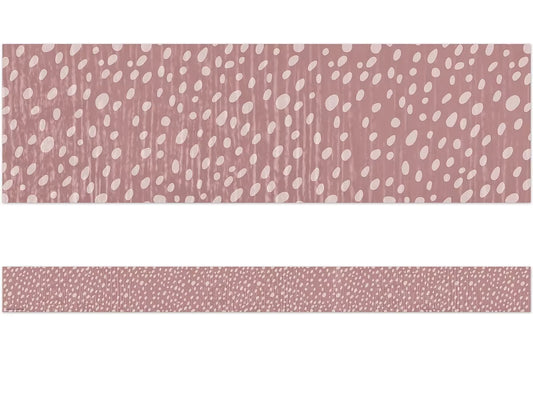 Classroom Cottage Rose Dot Border - US 6139