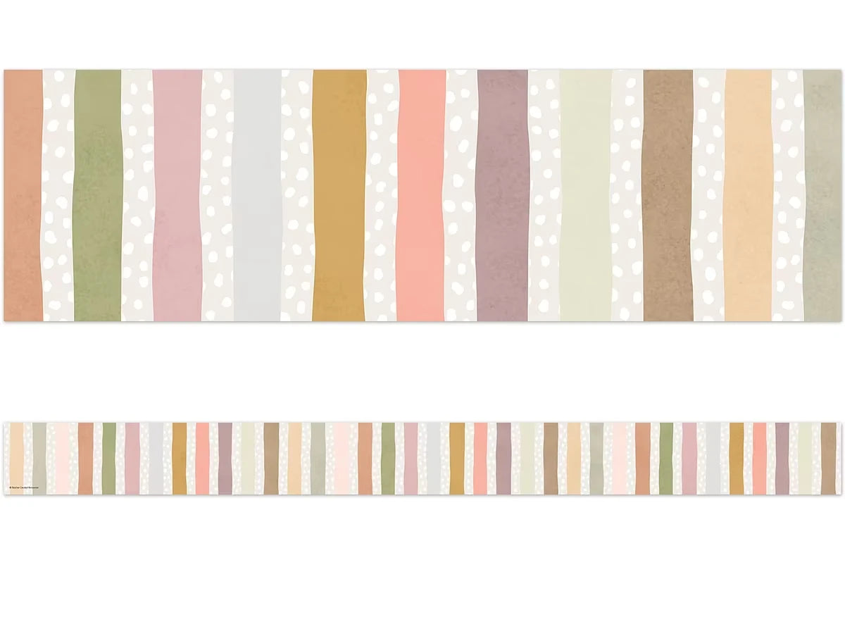 Terrazzo Tones Striped Border - US 9714