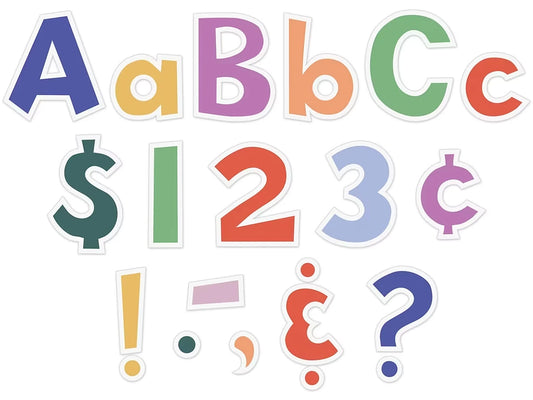Color Crush 4" Punch-Out Letters - US 6713