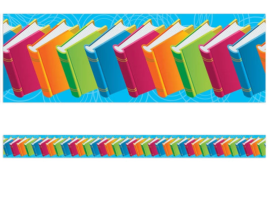 Colorful Book Border - US 8874