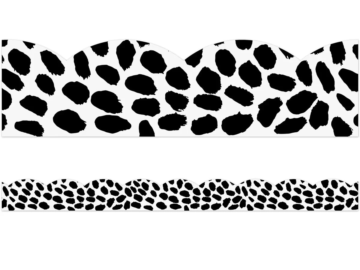 Simply Safari Dot Scalloped Border - US 5211