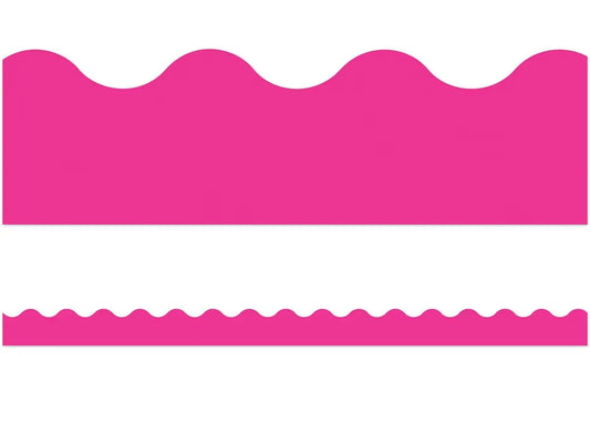 Vivid Pink Scalloped Border - US 8876