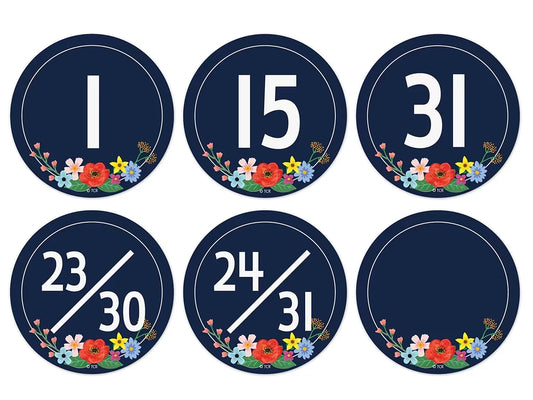 Wildflowers Calendar Mini Accents - US 9316