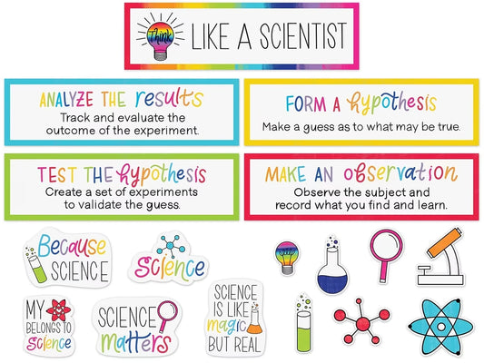 Light Bulb Moments Think Like a Scientist Bulletin Board Set - US 1739